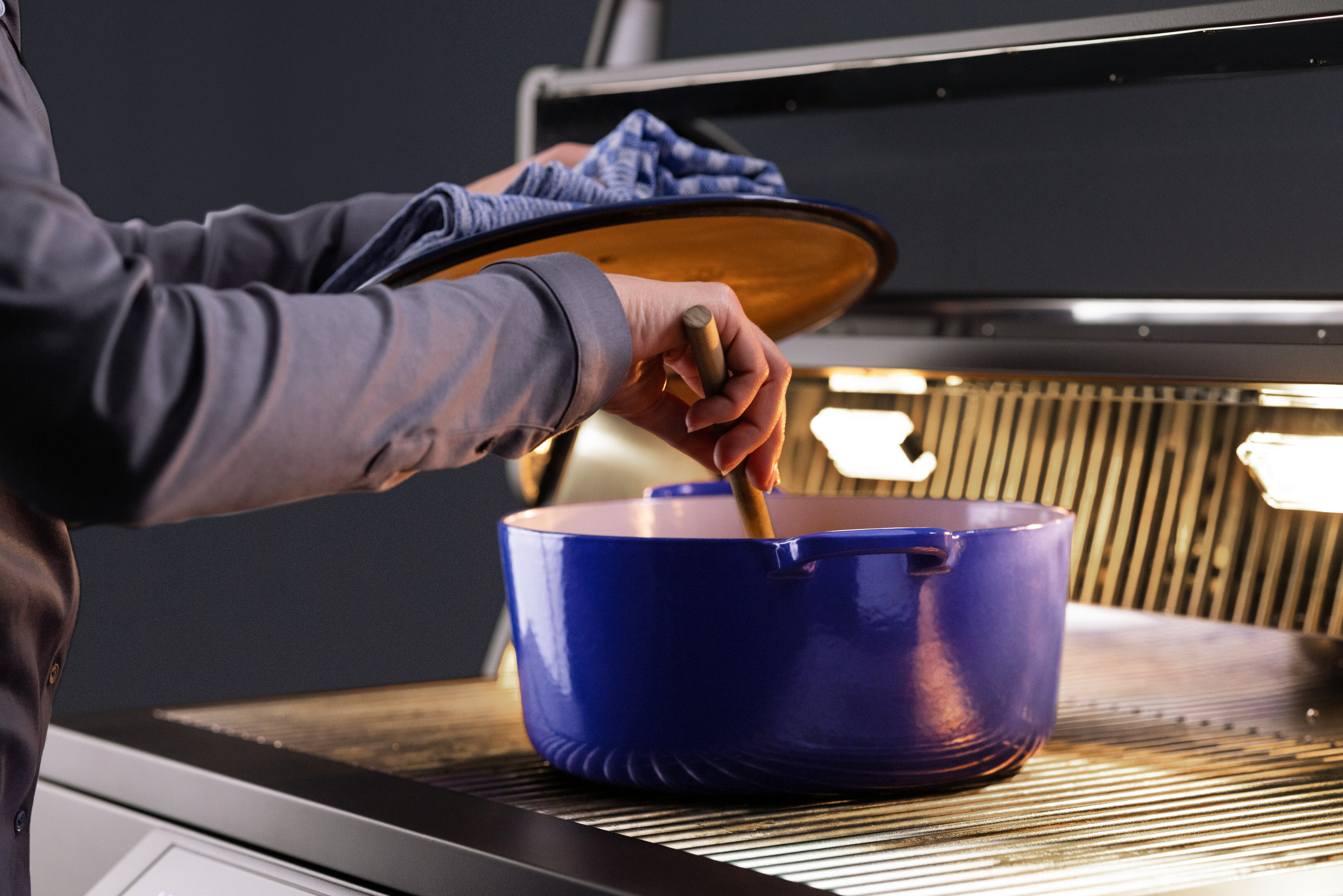 Kochen im Topf auf dem GQ4